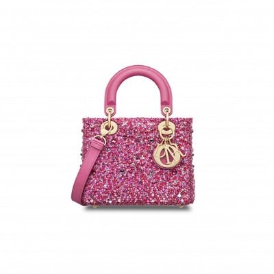 DIOR LADY DIOR BAG M0531OIBI-M45E (20*17*8cm)